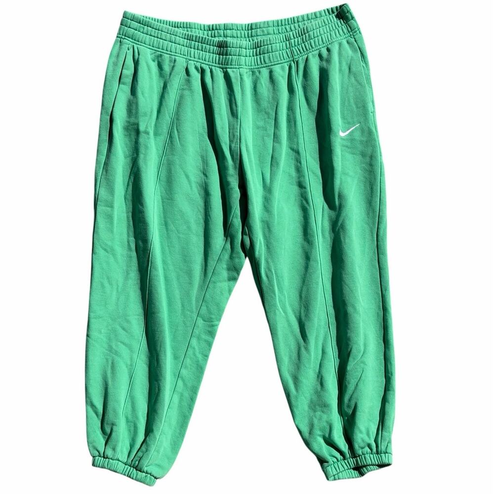Nike Y2K Green Sweatpants Joggers Elastic Waist Swoosh Logo 2X